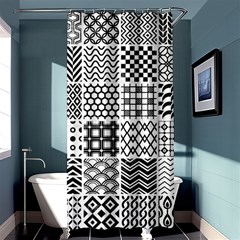 Ilustrasi Pattern Shower Curtain 36  X 72  (stall)  by nate14shop