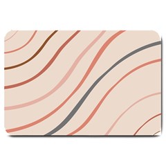 Lines Large Doormat  by nate14shop