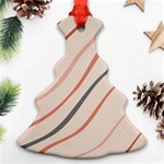 Lines Christmas Tree Ornament (Two Sides) Back