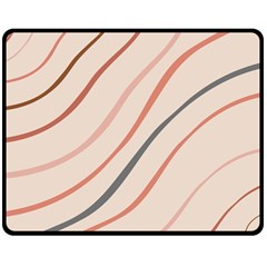 Lines Double Sided Fleece Blanket (medium) 