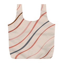 Lines Full Print Recycle Bag (l) by nate14shop