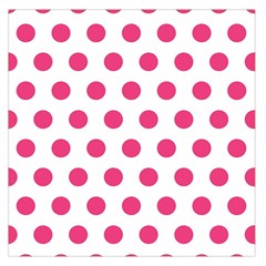 Polka-dots Square Satin Scarf (36  X 36 ) by nate14shop