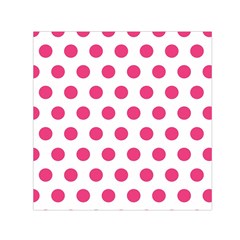 Polka-dots Square Satin Scarf (30  X 30 )