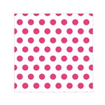 Polka-dots Square Satin Scarf (30  x 30 ) Front