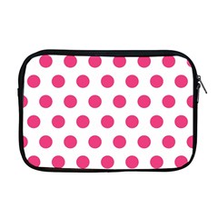 Polka-dots Apple Macbook Pro 17  Zipper Case by nate14shop