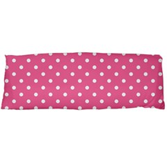 Polkadots-pink-white Body Pillow Case (dakimakura) by nate14shop