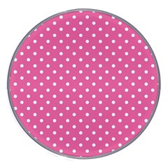 Polkadots-pink-white Wireless Charger by nate14shop