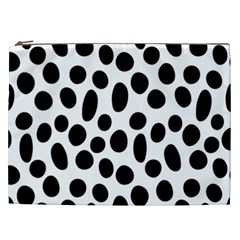 Random-circles-seamless-pattern Cosmetic Bag (xxl) by nate14shop