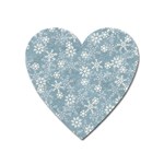 Snow-frozen Heart Magnet Front