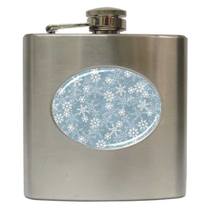 Snow-frozen Hip Flask (6 oz)