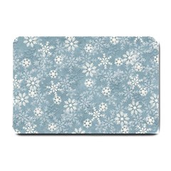 Snow-frozen Small Doormat  by nate14shop