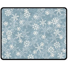 Snow-frozen Fleece Blanket (medium)  by nate14shop