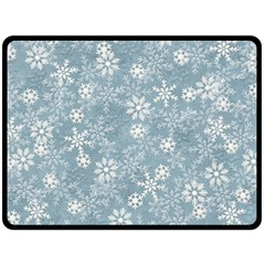 Snow-frozen Double Sided Fleece Blanket (large) 