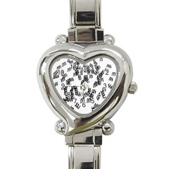 Spirals Heart Italian Charm Watch