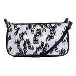 Spirals Shoulder Clutch Bag Front