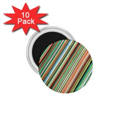 Stripe-colorful-cloth 1 75  Magnets (10 Pack)  by nate14shop