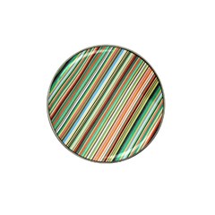 Stripe-colorful-cloth Hat Clip Ball Marker by nate14shop