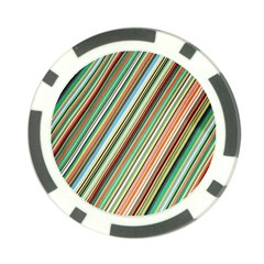 Stripe-colorful-cloth Poker Chip Card Guard by nate14shop