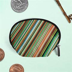 Stripe-colorful-cloth Accessory Pouch (small) by nate14shop