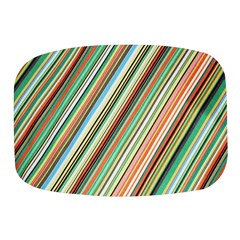 Stripe-colorful-cloth Mini Square Pill Box by nate14shop