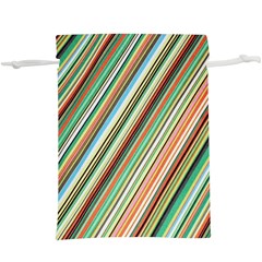 Stripe-colorful-cloth  Lightweight Drawstring Pouch (xl) by nate14shop