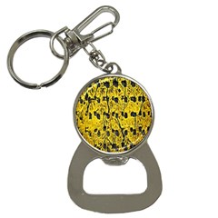 Yellow-abstrac Bottle Opener Key Chain by nate14shop