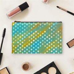 Abstract-polkadot 01 Cosmetic Bag (medium) by nate14shop