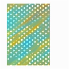 Abstract-polkadot 01 Small Garden Flag (two Sides)