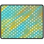 Abstract-polkadot 01 Double Sided Fleece Blanket (Medium)  58.8 x47.4  Blanket Back