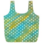 Abstract-polkadot 01 Full Print Recycle Bag (XL) Back