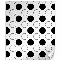 Abstract-polkadot 03 Canvas 8  X 10  by nate14shop