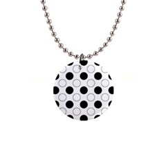 Abstract-polkadot 03 1  Button Necklace by nate14shop