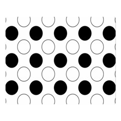 Abstract-polkadot 03 Double Sided Flano Blanket (large)  by nate14shop