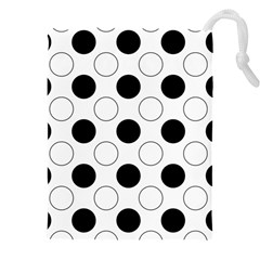 Abstract-polkadot 03 Drawstring Pouch (4xl) by nate14shop