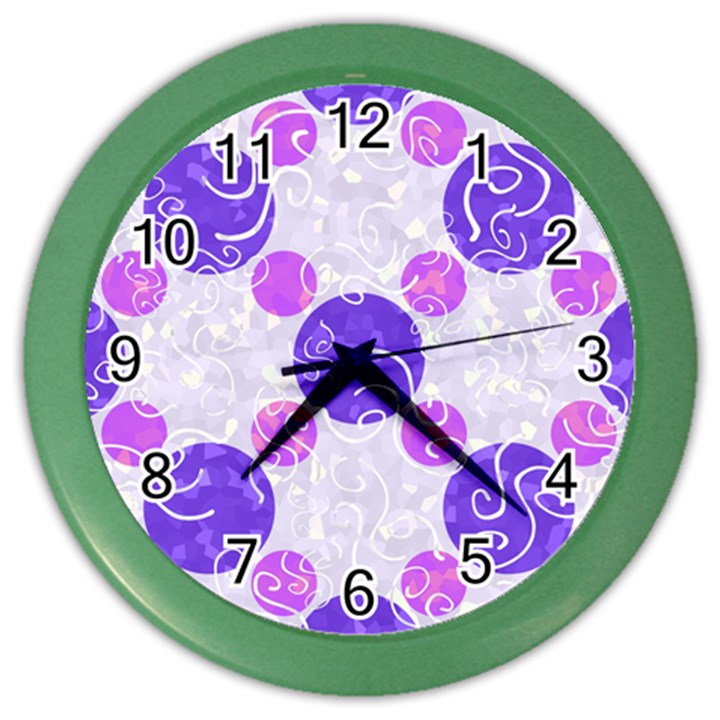 Art-polka Color Wall Clock