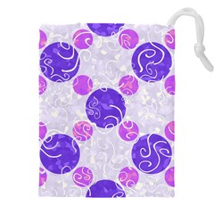 Art-polka Drawstring Pouch (5xl) by nate14shop