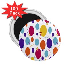 Background-polkadot 01 2 25  Magnets (100 Pack)  by nate14shop