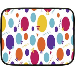 Background-polkadot 01 Fleece Blanket (mini) by nate14shop