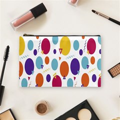 Background-polkadot 01 Cosmetic Bag (medium) by nate14shop