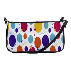 Background-polkadot 01 Shoulder Clutch Bag by nate14shop