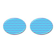 Background-polkadot 02 Cufflinks (oval) by nate14shop