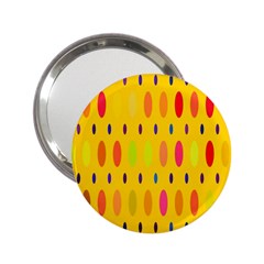 Banner-polkadot-yellow 2 25  Handbag Mirrors by nate14shop