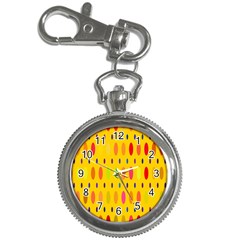 Banner-polkadot-yellow Key Chain Watches by nate14shop