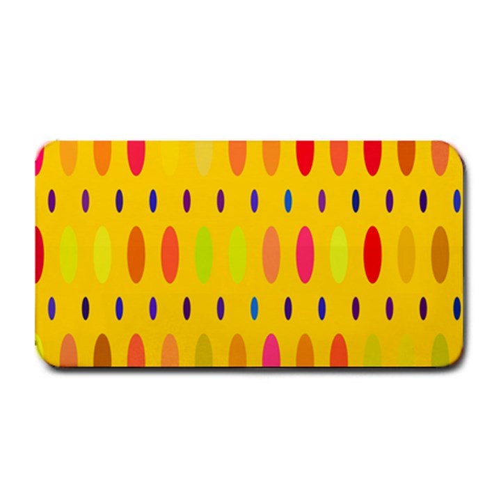 Banner-polkadot-yellow Medium Bar Mats