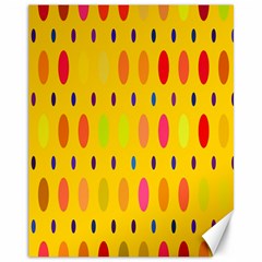 Banner-polkadot-yellow Canvas 11  X 14 