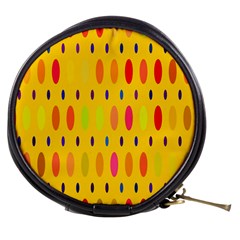 Banner-polkadot-yellow Mini Makeup Bag by nate14shop