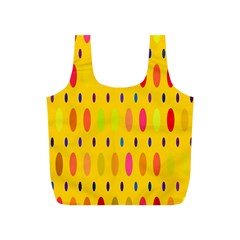 Banner-polkadot-yellow Full Print Recycle Bag (s) by nate14shop