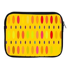 Banner-polkadot-yellow Apple Ipad 2/3/4 Zipper Cases by nate14shop