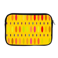 Banner-polkadot-yellow Apple Macbook Pro 17  Zipper Case by nate14shop