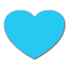 Blue,polkadots,polka Heart Mousepads by nate14shop